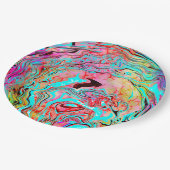 Tranquability Abstracte Fluid Art Papieren Bordje (Gekanteld)