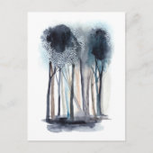 Tranquil Abstracte bomen Briefkaart (Voorkant)