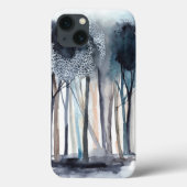 Tranquil Abstracte bomen Case-Mate iPhone Case (Achterkant)