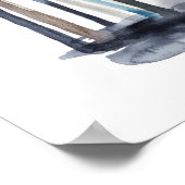 Tranquil Abstracte bomen Poster (Hoek)