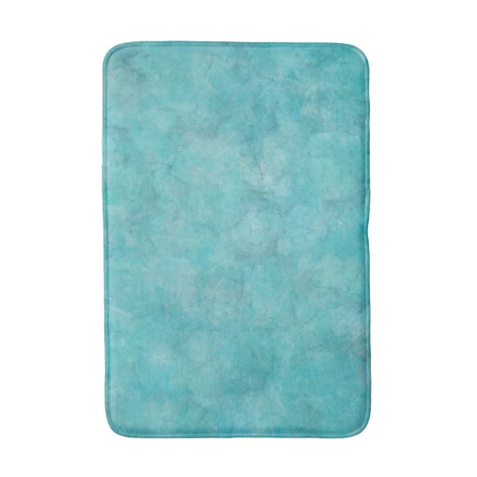 Tranquil Aqua Blue Waterverf Badmat (Voorkant Verticaal)