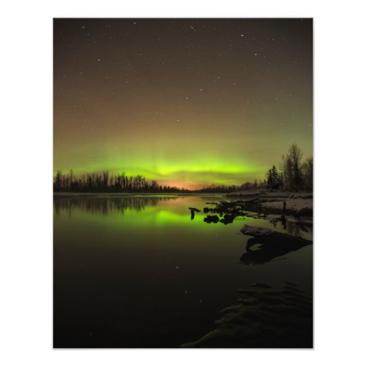 Tranquil Aurora Foto Afdruk (Voorkant)