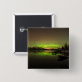 Tranquil Aurora Vierkante Button 5,1 Cm (Voorkant /achterkant)