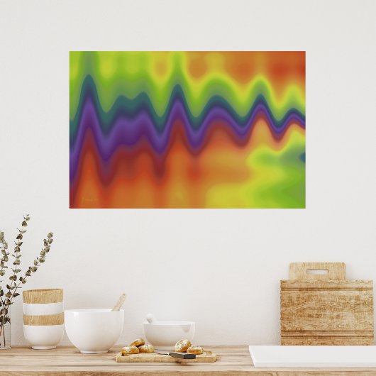 Tranquil avond poster (Keuken)