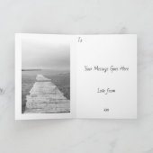 Tranquil Beach Boardwalk - Aanpasbare kaart (Binnen)