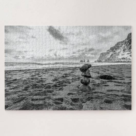 Tranquil Beach Cairn Legpuzzel (Horizontaal)