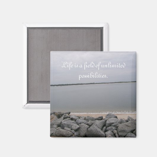 Tranquil Beach Magnet (Voorkant / Achterkant)