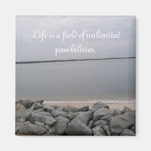 Tranquil Beach Magnet