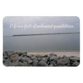 Tranquil Beach Magnet Magneet (Horizontaal)