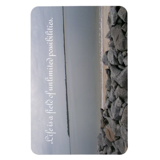 Tranquil Beach Magnet Magneet (Verticaal)