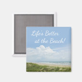 Tranquil Beach met zand Dune Magneet (Voorkant / Achterkant)