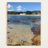 Tranquil Beach Name Spiral Planner (Voorkant)