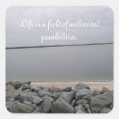 Tranquil Beach Stickers (Voorkant)