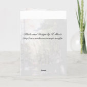 Tranquil Birthday Wishes Kaart (Achterkant)