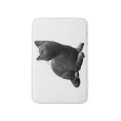 Tranquil Black Cat Bath Mat (Voorkant Verticaal)