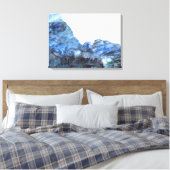 "Tranquil Blue" Fine Art Canvas Print (Insitu (Slaapkamer))