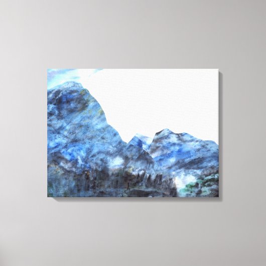 "Tranquil Blue" Fine Art Canvas Print (Voorkant)