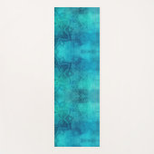 Tranquil Blue Mandala Yogamat (Voorkant)