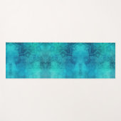 Tranquil Blue Mandala Yogamat (Voorkant (horizontaal))