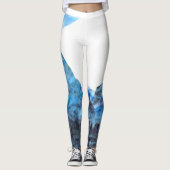 "Tranquil Blue" Vrouwen Leggings (Voorkant)