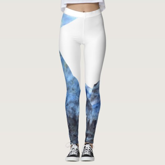 "Tranquil Blue" Vrouwen Leggings (Voorkant)