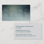 Tranquil Bossen / donkergroen Visitekaartje (Voorkant / Achterkant)