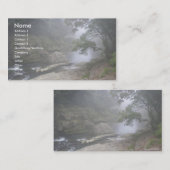 Tranquil Brook/Natuur in lijst Visitekaartje (Voorkant / Achterkant)