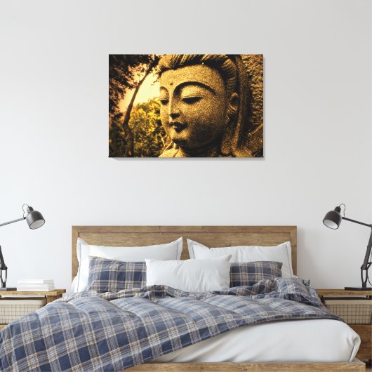 Tranquil Buddha Wrapped Canvas (Insitu (Slaapkamer))