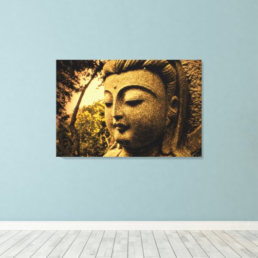 Tranquil Buddha Wrapped Canvas (Insitu (Houten vloer))