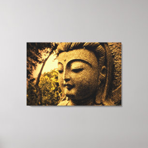 Tranquil Buddha Wrapped Canvas Afdruk
