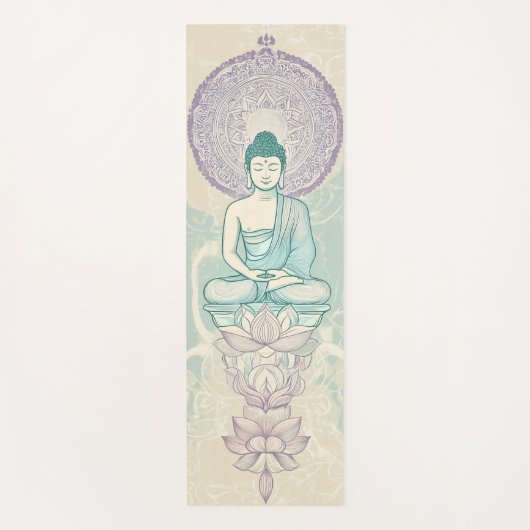 Tranquil Buddha Yoga Mat – Perfect voor meditatie (Voorkant)