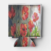 Tranquil Buds die in de windverf blazen Blikjeskoeler (Voorkant)