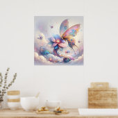Tranquil Butterfly Poster (Keuken)