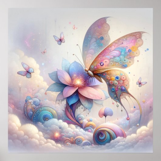 Tranquil Butterfly Poster (Voorkant)