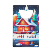 Tranquil Christmas Creditkaart Flessenopener (Achterkant)