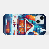 Tranquil Christmas iPhone 15 Case (Achterkant horizontaal)