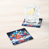 Tranquil Christmas Kartonnen Onderzetters (Insitu)