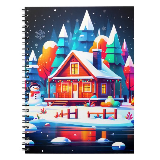 Tranquil Christmas Notitieboek (Voorkant)