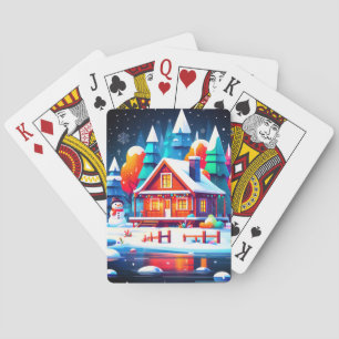 Tranquil Christmas Pokerkaarten