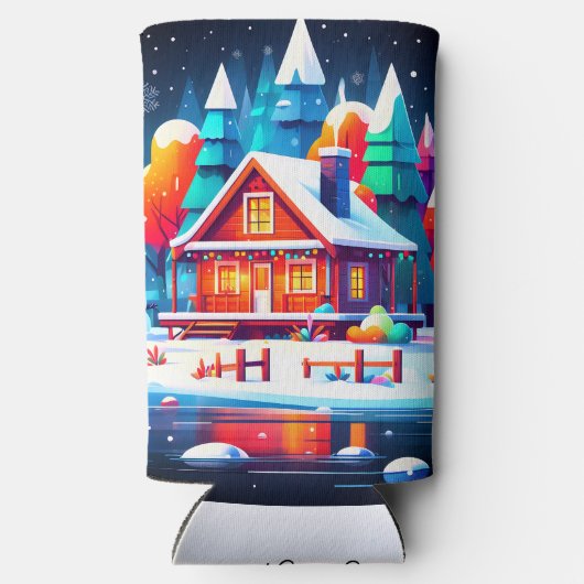 Tranquil Christmas Seltzer Blikjeskoeler (Achterkant)