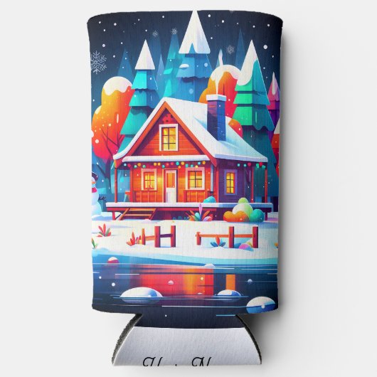 Tranquil Christmas Seltzer Blikjeskoeler (Voorkant)