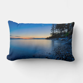 Tranquil Coastal Sunset Lumbar Pillow Cover Kussen