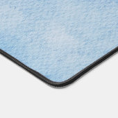 Tranquil Custom Sky Dreams Waterverf Blauw & Wit Bureaumat (Hoek)