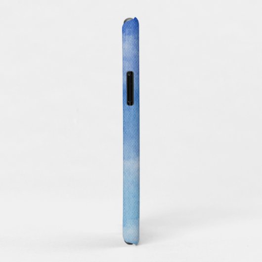 Tranquil Custom Sky Dreams Waterverf Blauw & Wit Case-Mate iPhone Case (Achterkant/rechts)