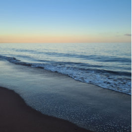 Tranquil Devon Sunset Beach Notitieboek