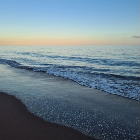 Tranquil Devon Sunset Beach Notitieboek