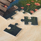 Tranquil Dock at Sunrise Puzzle Legpuzzel (Zijkant)