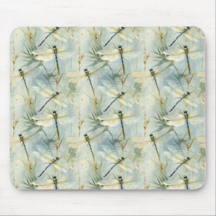 Tranquil Dragonfly Watercolor-stijl Muismat