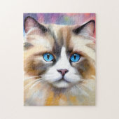 Tranquil Elegant Ragdoll Cat Legpuzzel (Verticaal)
