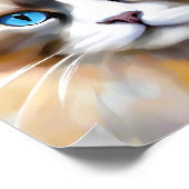 Tranquil Elegant Ragdoll Cat Poster (Hoek)